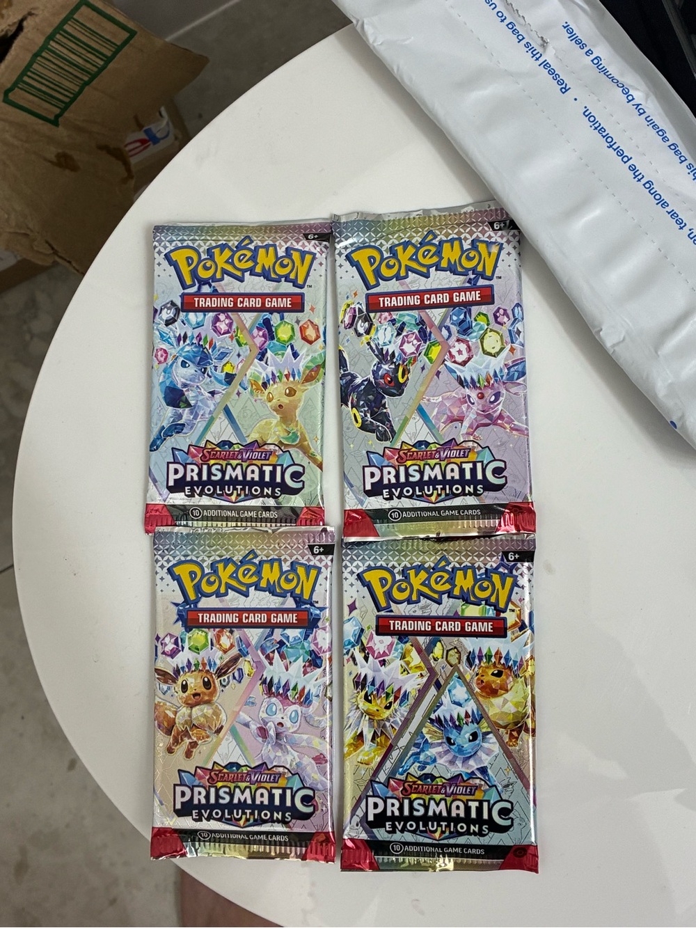 ART SET Prismatic Evolutions Trading Card Game Booster Packs - Brand - Multi